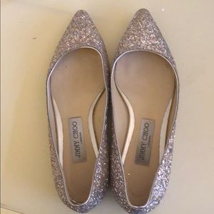 Jimmy Choo sparkle flats